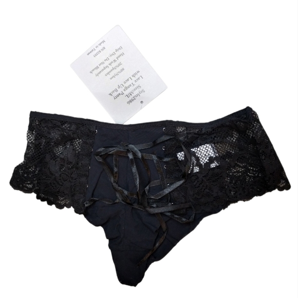 Lace Up Back Panties M L - Picture 3 of 9